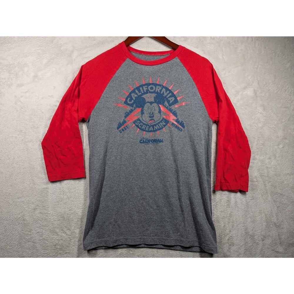 2018 Disney Parks DCA Cast Member Exc California Screamin' SMALL Baseball Shirt